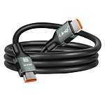 LinQ Câble HDMI 2.1 Ultra HD Résolution 8K / 60Hz Longueur 1m  Noir