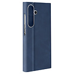 Avizar Housse pour Samsung Galaxy S24 Clapet Porte-carte Éco-cuir Nappa Bleu Nuit