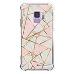 LaCoqueFrançaise Coque Samsung Galaxy S9 anti-choc souple angles renforcés transparente Motif Marbre Rose