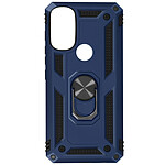 Avizar Coque pour Motorola Moto G71 5G Antichoc Bi-matière Bague Support Vidéo  bleu