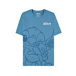 Lilo & Stitch - T-Shirt Hugging Stitch - Taille XS