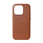 Decoded Coque Compatible avec le MagSafe en cuir pour iPhone 15 Plus Tan