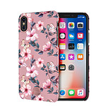 So Seven Coque pour iPhone X/XS PREMIUM CRYSTAL SEOUL Hibiscus Rose