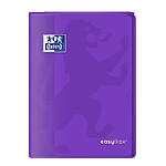 OXFORD Cahier Easybook agrafé 21x29.7cm 96 pages grands carreaux 90g violet