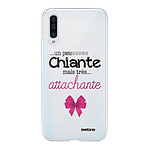 Evetane Coque Samsung Galaxy A70 360 intégrale transparente Motif Un peu chiante tres attachante Tendance