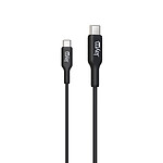 Jaym Câble de Charge et Synchronisation de donnée USB-C Vers USB-C PD 3.0 3A 1M Noir