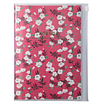 Marks - Agenda 23-24 - A5 Flower Pattern Red  - Avec pochette zippée