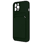 Forcell Coque pour iPhone 13 Pro Max Silicone Souple Porte-carte Fine Légère  Vert