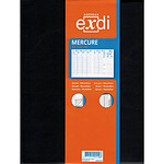 EXDI Agenda Semainier Mercure 21 x27 cm 1S / 2P Noir