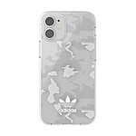 Adidas Coque de Protection pour iPhone 12 Mini Originals Camo Trefoil Blanc