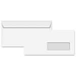 CLAIRALFA Boite de 500 Enveloppes C6, 114 x 162 mm, blanc