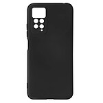 Avizar Coque pour Xiaomi Redmi Note 11 Pro 5G Silicone Semi-rigide Finition Soft-touch Fine  noir