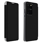 Avizar Étui Galaxy S10 Lite éco-cuir texturé Antichocs Anti-rayures Porte-carte Noir