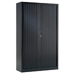 VINCO Armoire Monobloc à Rideaux 1/3 Penderie H198xL120xP43 cm Anthracite Rideaux Anthracite