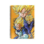 Dragon Ball - Cahier effet 3D Saiyans