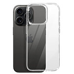 Mayaxess Coque Silicone Souple pour iPhone 15 Pro Transparent