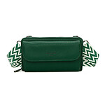 Gallantry Sac Bandoulière Portefeuille Mignon en Cuir Vert foncé