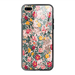 LaCoqueFrançaise Coque iPhone 7 Plus/ 8 Plus Coque Soft Touch Glossy Fleurs Beige et Rose Design