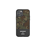 Superdry Coque pour Apple iPhone 12 / 12 Pro Collection Canvas en TPU Camouflage