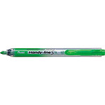 PENTEL Surligneur Handy-Line S Rétractable/Rechargeable Vert clair x 12