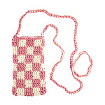 Avizar Sac Bandoulière Rose 100% Fait Main,  Collection Handmade with Love