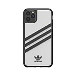 Adidas Coque de Protection pour iPhone 11 Pro Max Originals 3 Stripes Blanc