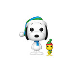 Joyeux Noël, Charlie Brown! - Figurine POP&Buddy! Snoopy & Woodstock 9 cm