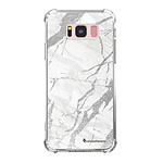 LaCoqueFrançaise Coque Samsung Galaxy S8 Plus Silicone antichocs Solides coins renforcés  transparente Motif Marbre gris