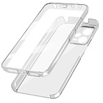 Avizar Coque Intégrale pour Xiaomi Redmi Note 12 5G Arrière Rigide et Avant Souple Transparent