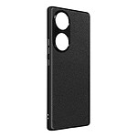 Avizar Coque pour Honor 70 Cuir Véritable Texture Grainé PC Rigide Ultra fine  Noir