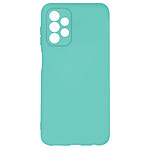 Avizar Coque pour Samsung Galaxy A13 4G Silicone Semi-rigide Finition Soft-touch Fine  turquoise