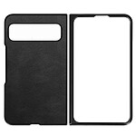 Avizar Coque pour Google Pixel Fold, Rigide en Simili Cuir Noir