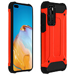 Avizar Coque Huawei P40 Design Relief Protection Bi-matière Antichute 1,8m orange