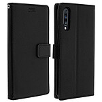 Avizar Housse Samsung Galaxy A70 Etui Protection Fonction Support Porte-carte noir