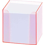 FOLIA Porte bloc-notes 'Luxbox' avec des bords luminescents, Rose