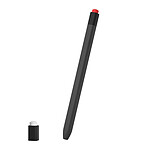 Avizar Coque Apple Pencil 1 Protection Stylet Silicone Noir