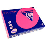 CLAIREFONTAINE Ramette 500 Feuilles Papier 80g A4 210x297 mm Certifié FSC Rose fuchsia x 5