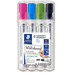 STAEDTLER Marqueur tableau blanc 351 Lumocolor, étui de 4