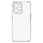 Avizar Coque pour Oppo Reno 7 Silicone Gel Coins Renforcés  Transparent