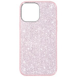 Avizar Coque iPhone 13 Pro Max Paillette Amovible Silicone Semi-rigide rose