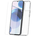 Myway Starter Pack Coque souple + Verre trempé pour Realme C30 Transparent