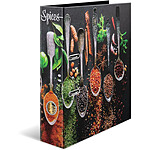 HERMA Classeur à Levier Carton A4 Dos de 70mm Motifs Flavors Spices