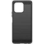 Avizar Coque pour Honor X6a Effet Carbone Silicone Flexible Antichoc  Noir