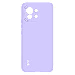 iMak Coque pour Xiaomi Mi 11 Silicone Gel Flexible Fine Légère  violet