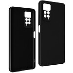 Avizar Coque pour Xiaomi Redmi Note 11 Pro 5G Silicone Semi-rigide Finition Soft-touch  Noir