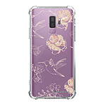 LaCoqueFrançaise Coque Samsung Galaxy S9 Plus Silicone antichocs Solides coins renforcés  transparente Motif Fleurs Blanches