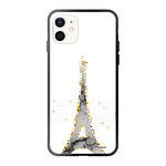 LaCoqueFrançaise Coque iPhone 12 Mini Coque Soft Touch Glossy Illumination de paris Design