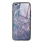 Evetane Coque en verre trempé iPhone 6 Plus / 6S Plus Lune Attrape Rêve