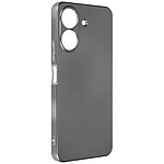 Avizar Coque pour Xiaomi Redmi 13C flexible effet métallisé intérieur doux Gris