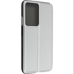 Avizar Étui Clear View pour Xiaomi Poco F5 Pro Clapet Miroir Fonction Support  Argent